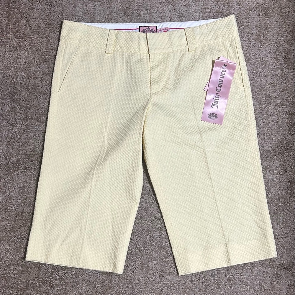 Women’s Juicy Couture Light Yellow Bermudas
